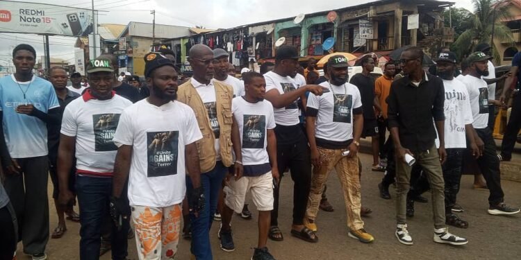 You don’t liberate us by killing us – Mefor warns at “Unite Against Terror” campaign