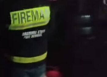 Fire Service urges caution as fuel tanker falls in Anambra