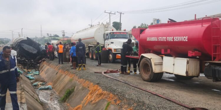 Tanker fire explosion kills two, injure two in Anambra