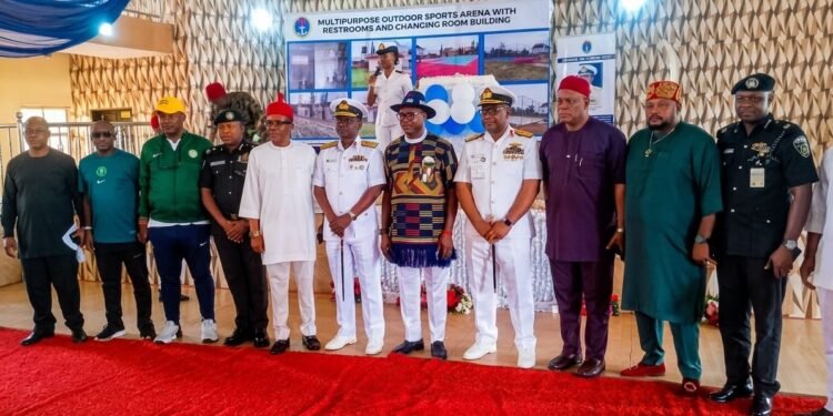 Navy commissions multipurpose outdoor sports arena in Anambra community