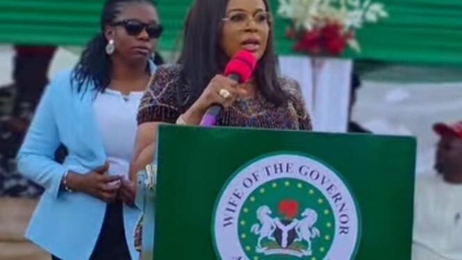 Soludo’s wife hails Council boss for empowering petty traders with motorcycles, shuttle buses, others