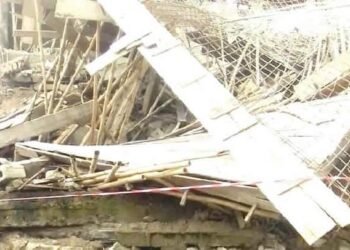 2-storey Building Collapses in Anambra