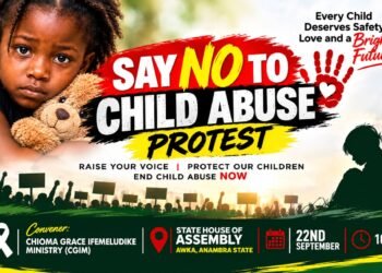 Ex-gov candidate stages protest against child abuse in Anambra Assembly