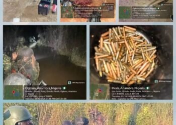 One Arrested as Troops Bust Gunmen Camp in Anambra Forest, Recover Guns, Bomb-Making Items, Others