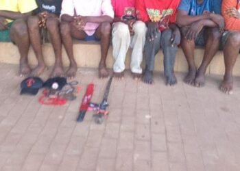 Police arrest 13 suspects, recover firearms, stolen vehicle, others in Anambra raid