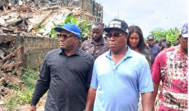 Three storey building collapse claims mother, daughter in Anambra